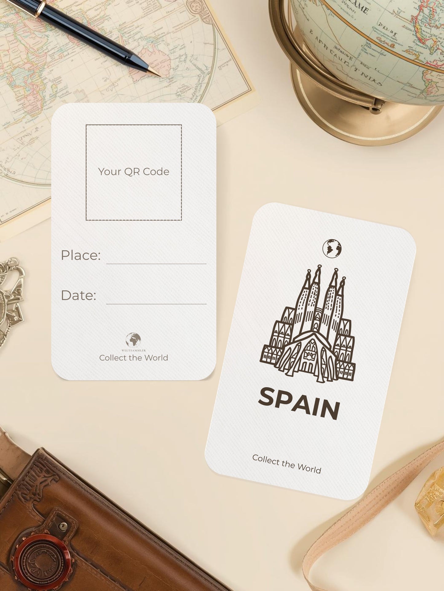 Spain Collectible Travel Card