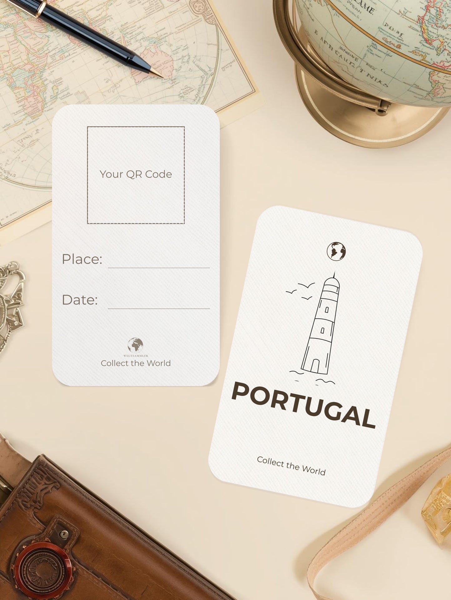 Portugal Collectible Travel Card
