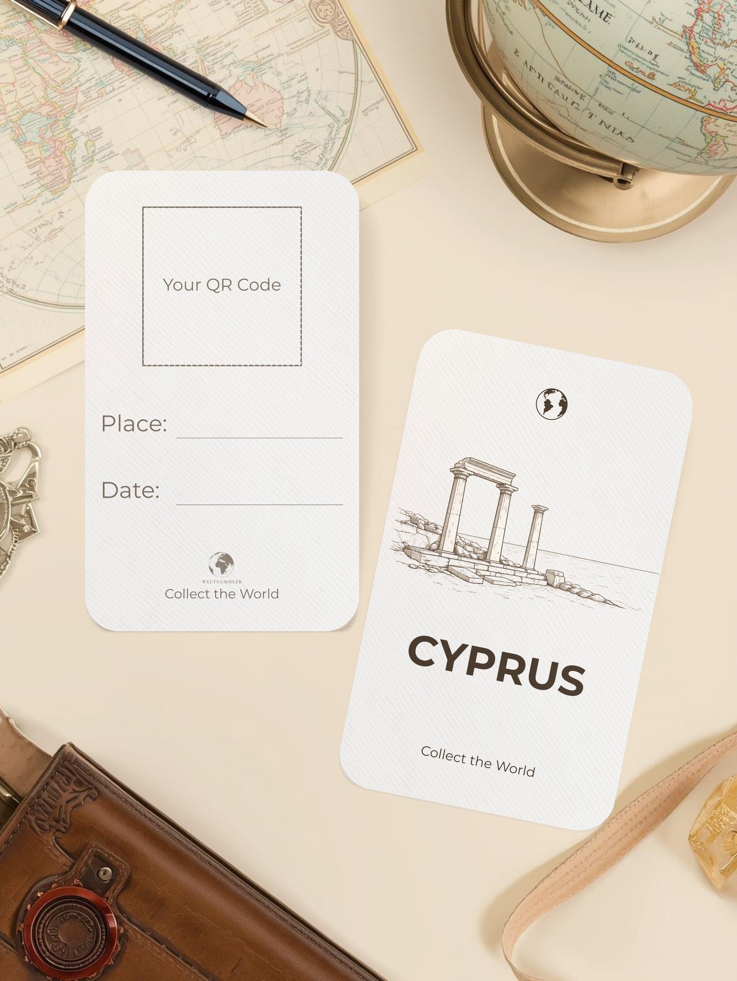 Cyprus Collectible Travel Card