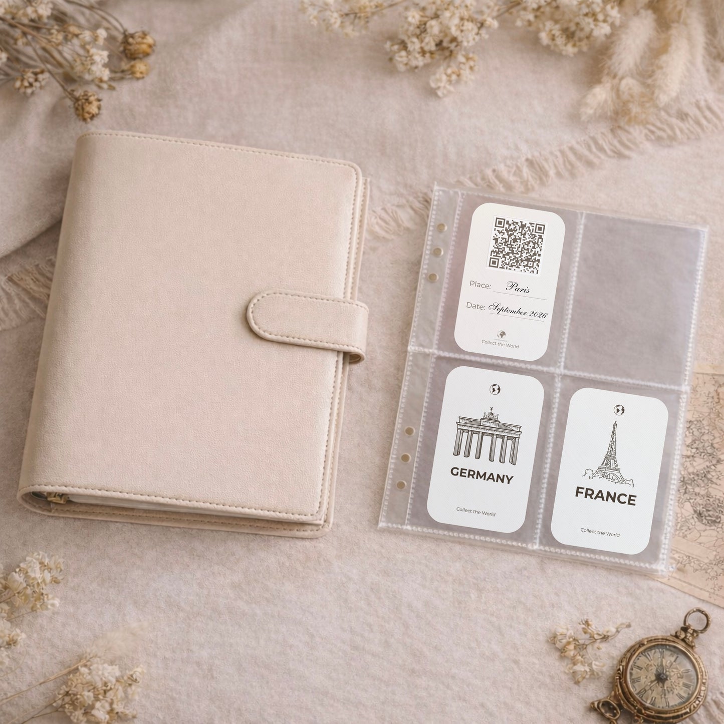 WeltSammler A5 Kartenhüllen – 5 Stück (für 20 Karten)