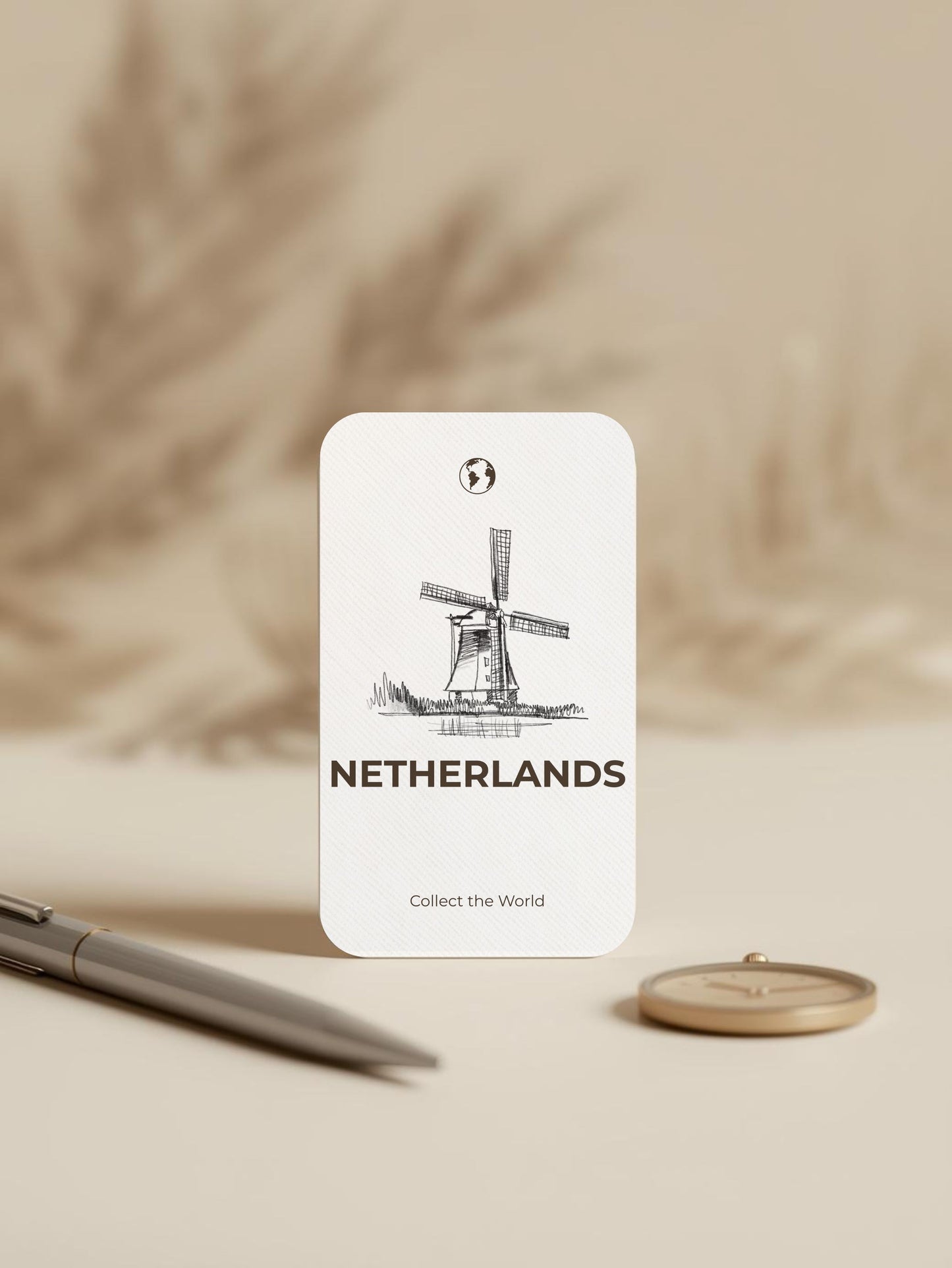 Netherlands Collectible Travel Card