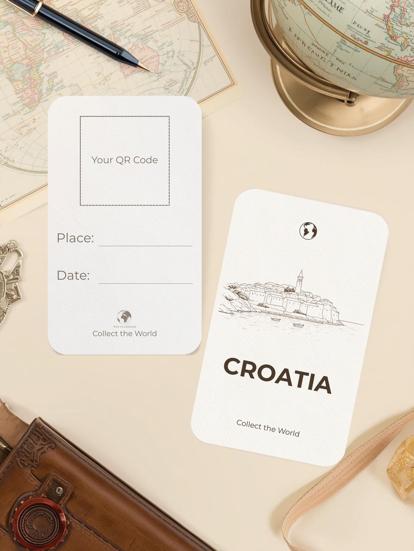Croatia Collectible Travel Card