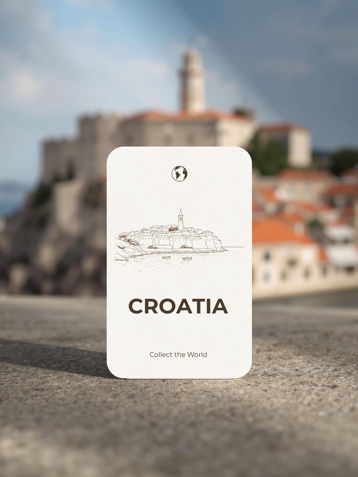 Croatia Collectible Travel Card