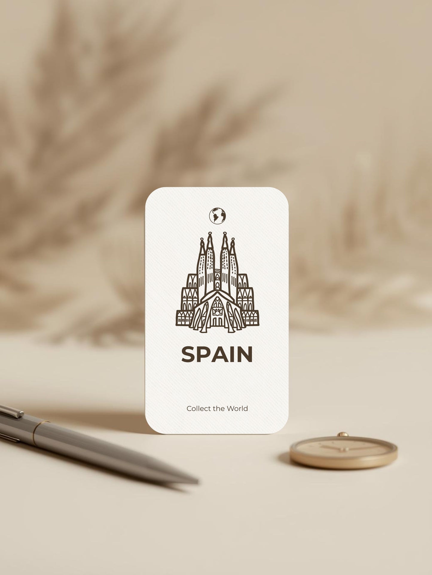 Spain Collectible Travel Card