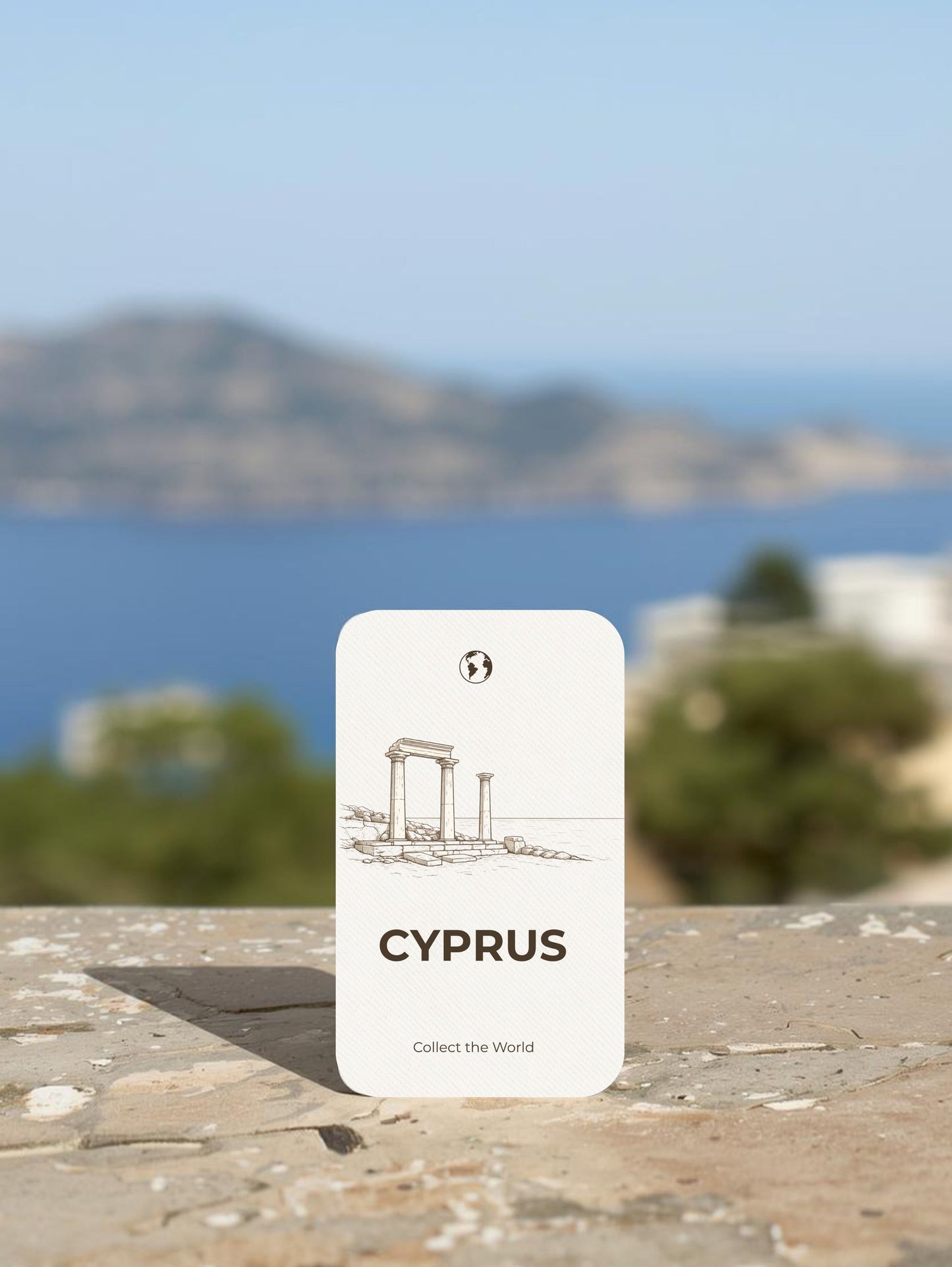 Cyprus Collectible Travel Card