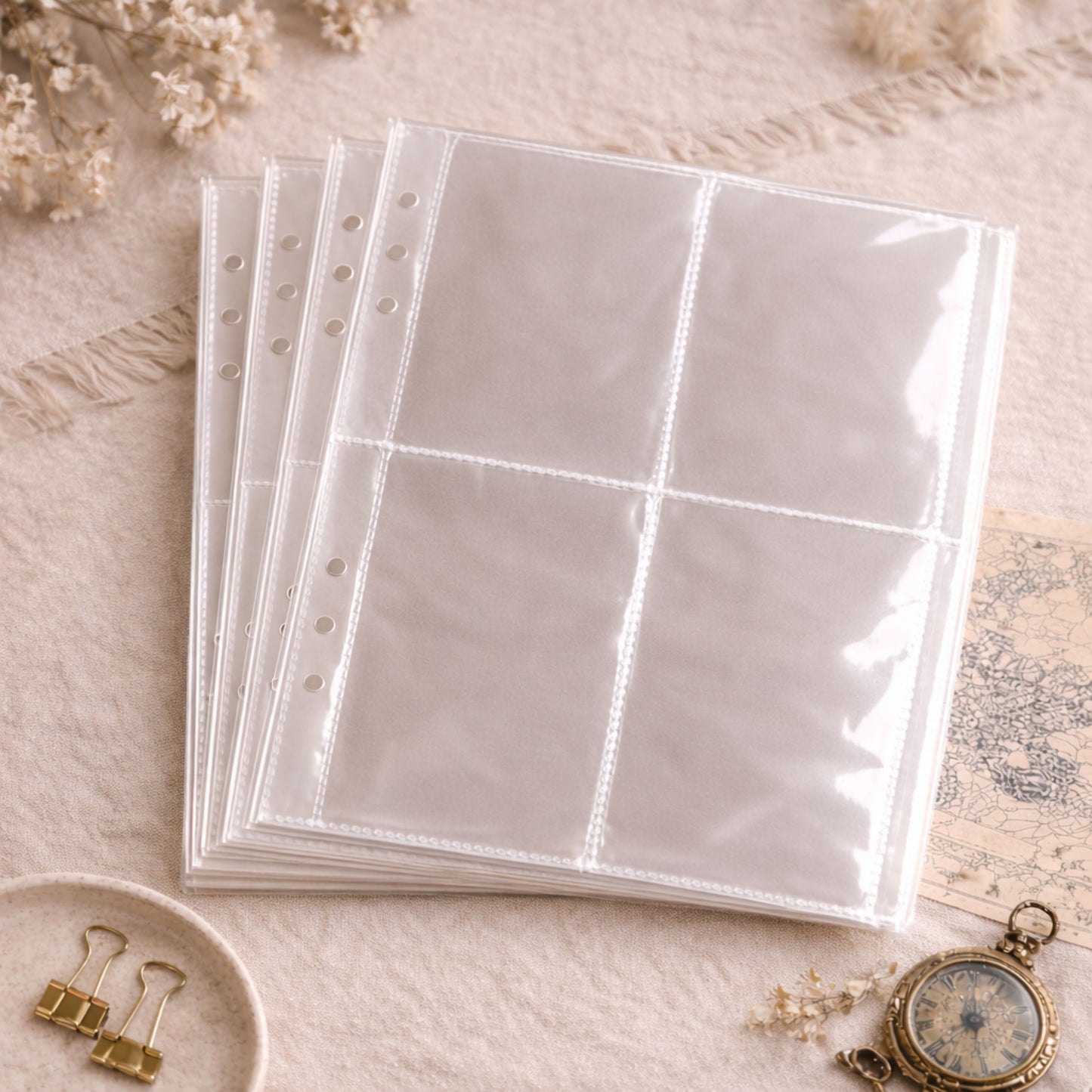 WeltSammler A5 Kartenhüllen – 5 Stück (für 20 Karten)