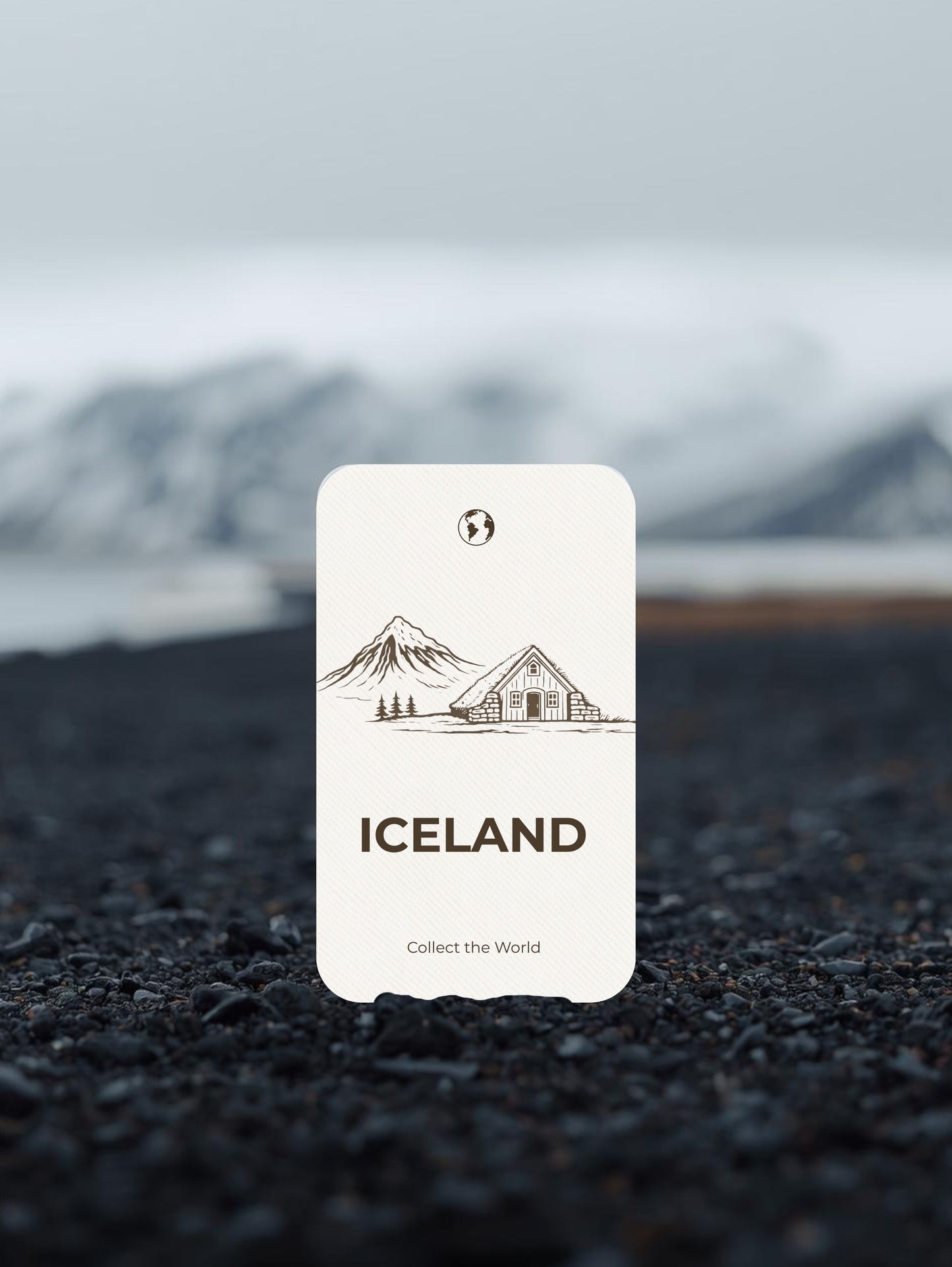 Iceland Collectible Travel Card