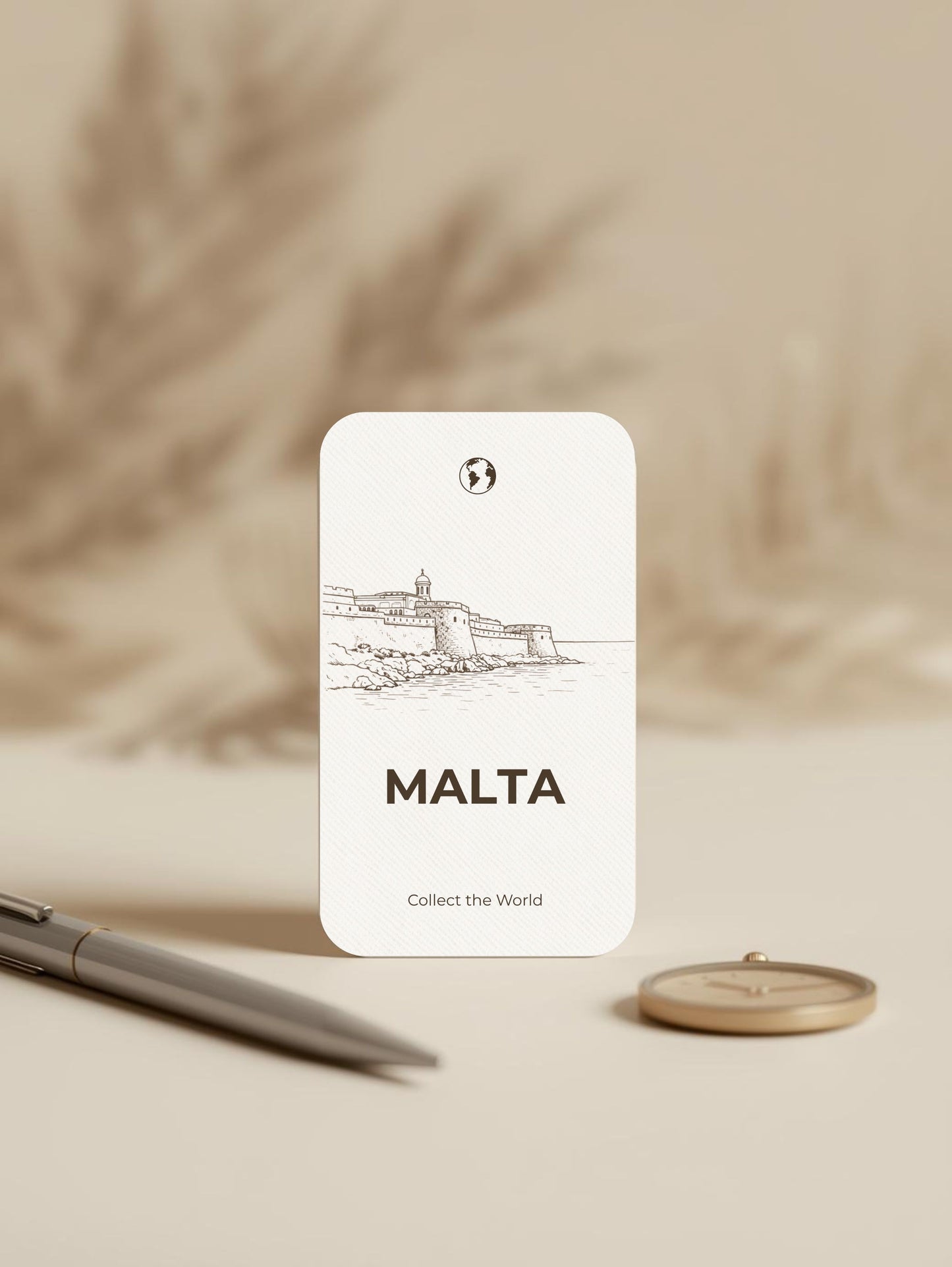 Malta Collectible Travel Card